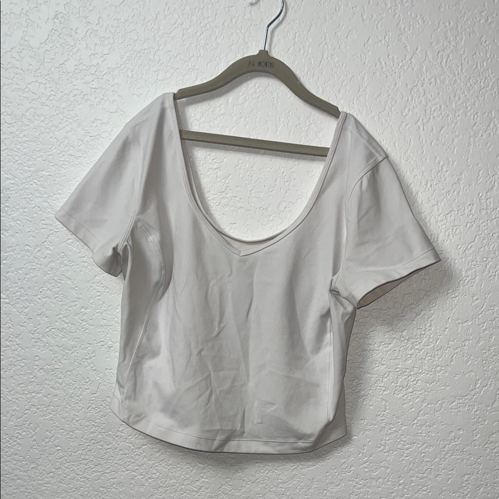 lululemon athletica White Short Sleeve Top
